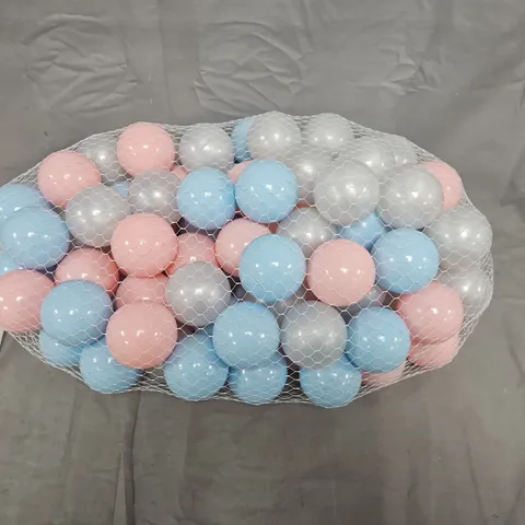 DIVCHI 100 PEARL TRI-COLOUR BALLS – BALL PIT BALLS (12+ MONTHS)