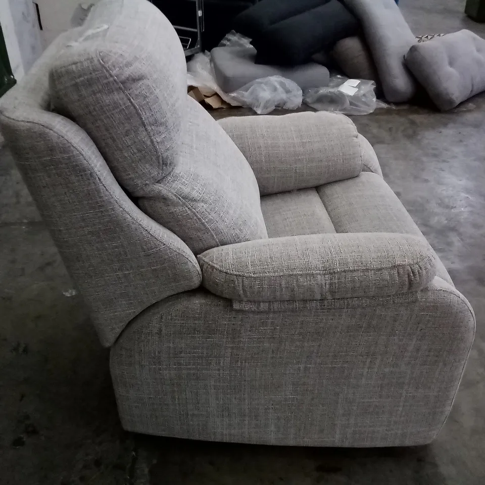 DESIGNER G PLAN KINGSBURY CHAIR - BEACH OATMEAL FABRIC 