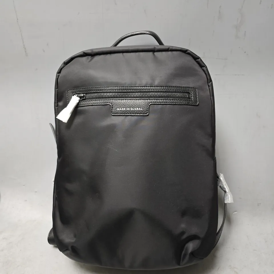 MADE IN GLOBAL BACKPACK IN BLACK 