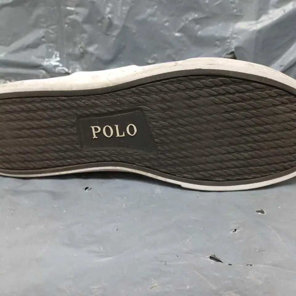 RALPH LAUREN POLO SAYER-NE TRAINERS WHITE SIZE 10