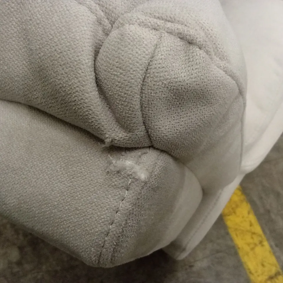 ALBION FABRIC 3 SEATER HIGH BACK MANUAL RECLINER SOFA - GREY RRP £749