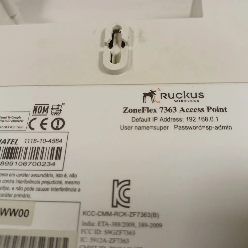 LOT OF 10 RUCKUS ZONEFLEX 7363 ACCESS POINTS 