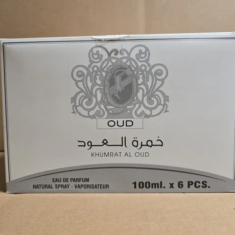 NUSUK KHUMRAT AL OUD EAU DE PARFUM – 6 X 100ML BOXED SET