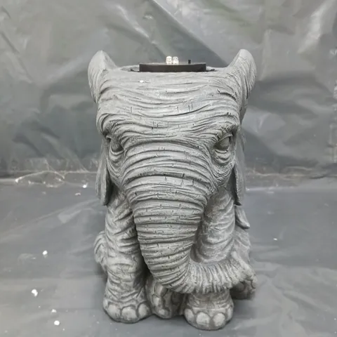 BOXED SMART SOLAR ELEPHANT ORB GARDEN DECORATION