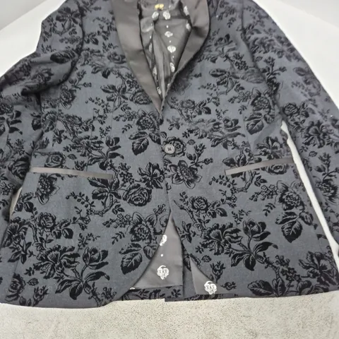TWISTED TAILOR FLORAL JACQUARD BLAZER – MEN'S, UK 42R (EU 52R), MADE IN TURKEY