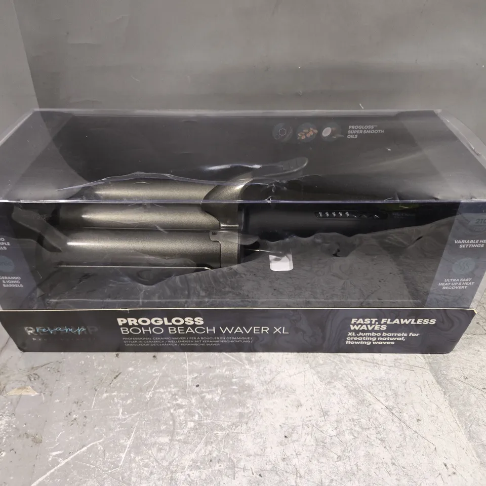 BOXED REVAMP PROGLOSS BOHO BEACH WAVER XL (WV-2500-GB)