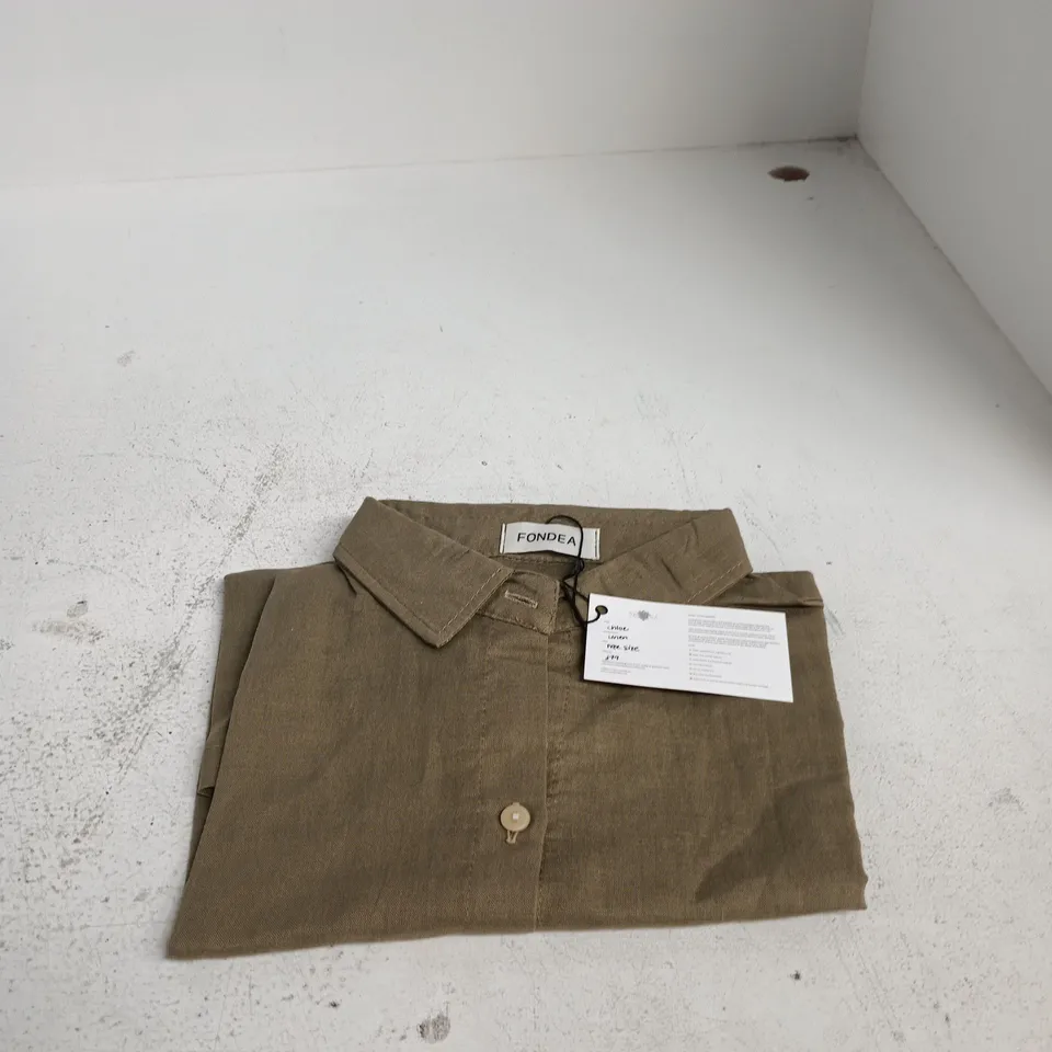 FONDEA CHLOE LINEN SHIRT – FREE SIZE