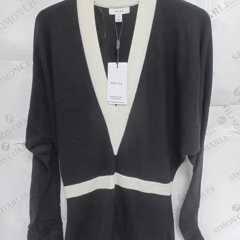 REISS IN BLACK/WHITE SIZE M