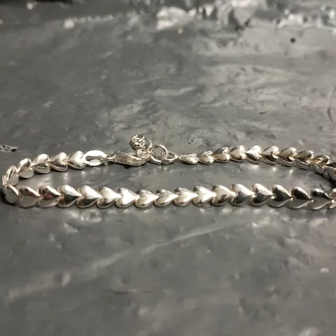 BEAVERBROOKS STERLING SILVER HEART BRACELET