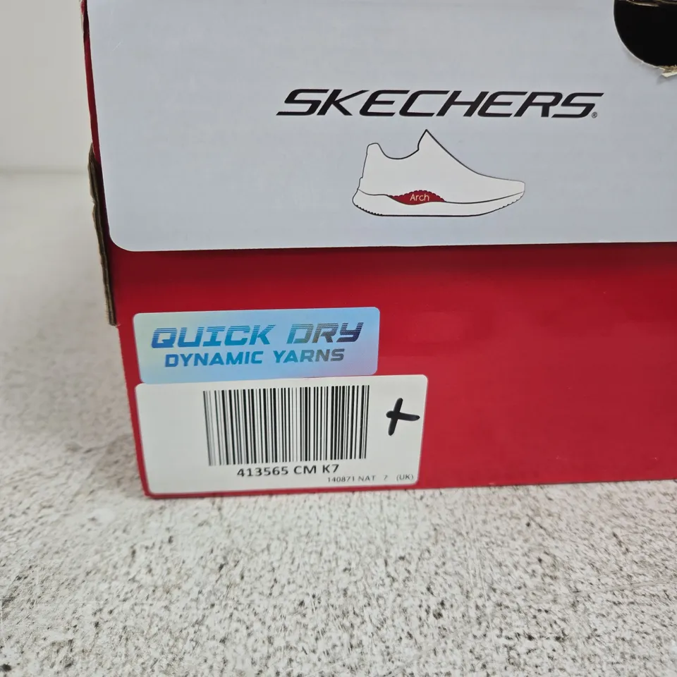 SKECHERS ARCH FIT SANDALS - BEIGE, UK 7