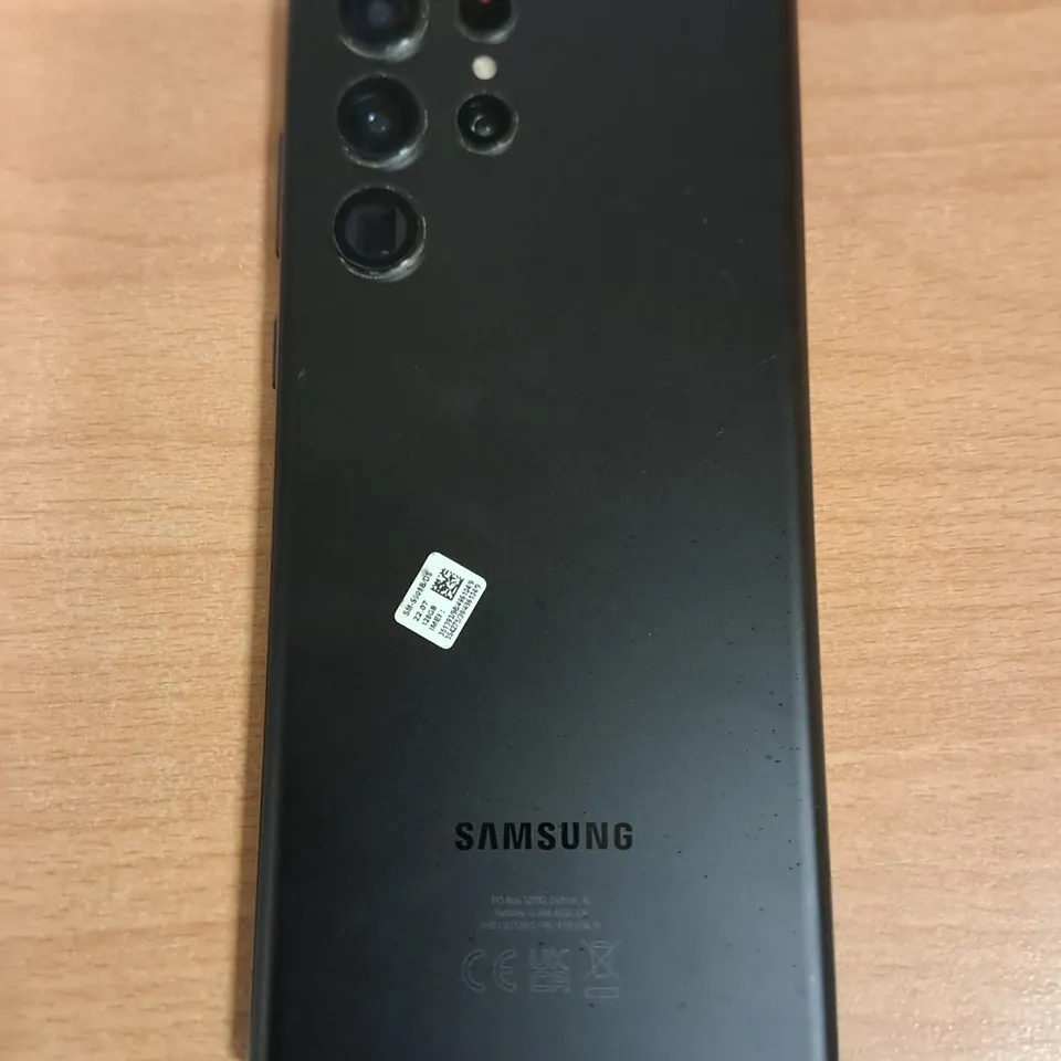 UNBOXED SAMSUNG GALAXY S22 ULTRA 5G 128GB IN BLACK - SM-S90B