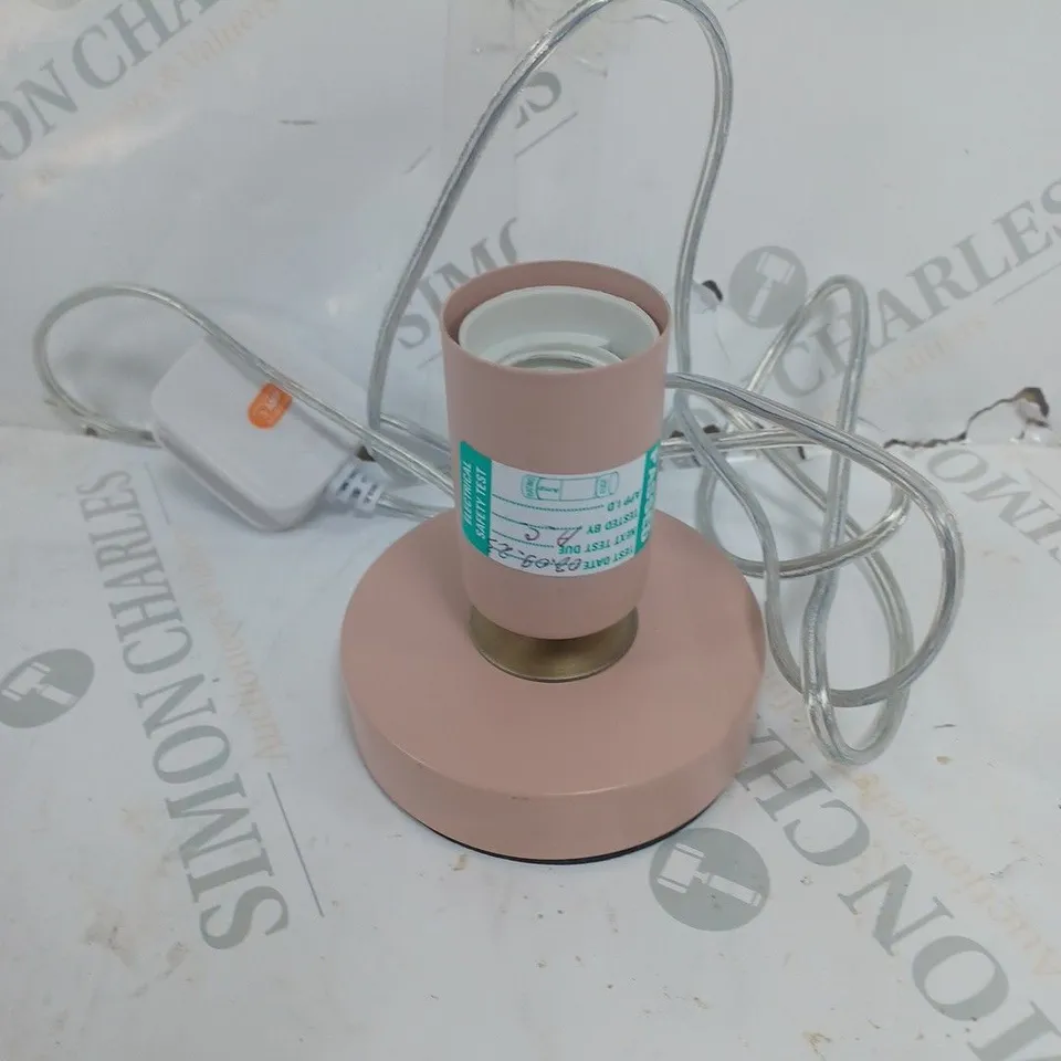 JOHN LEWIS SPOKE TOUCH LAMP IN PINK