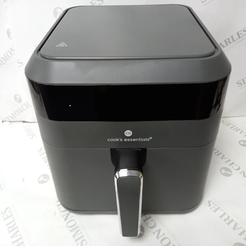 COOK'S ESSENTIALS 5.8L AIR FRYER IN SLATE GREY