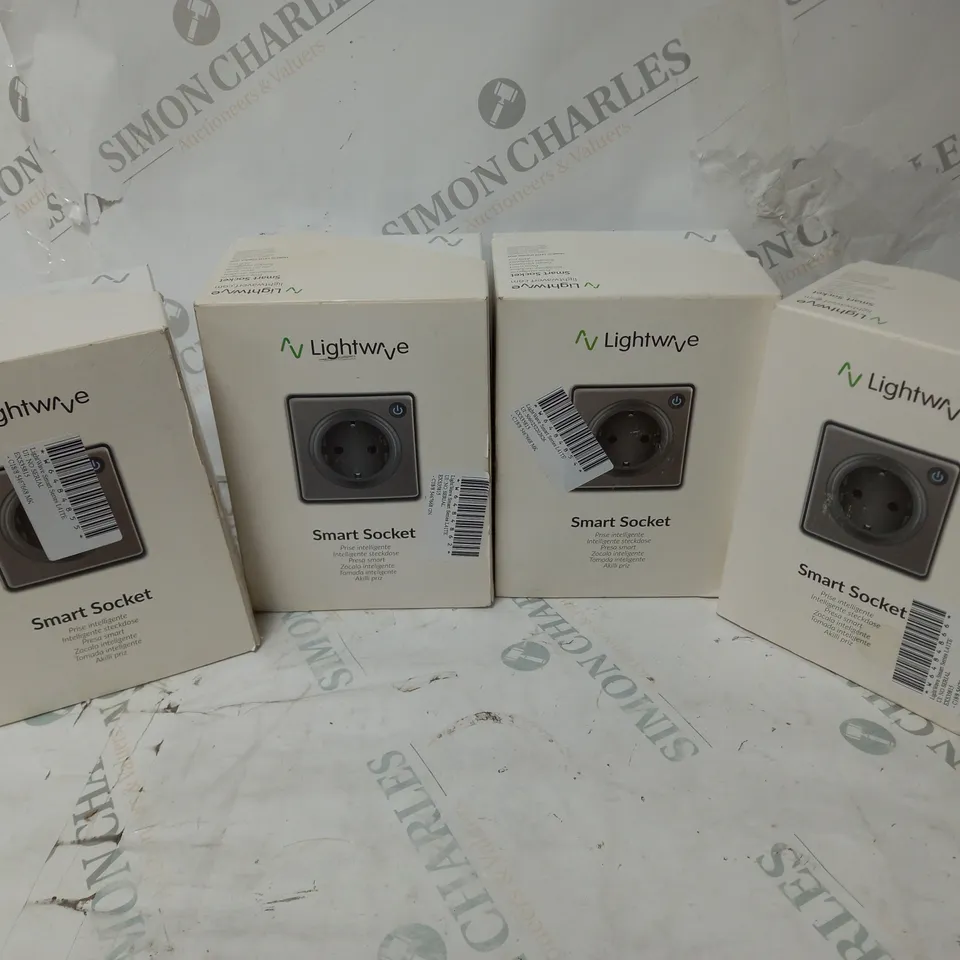 4 BOXED LIGHTWAVE SMART SOCKETS
