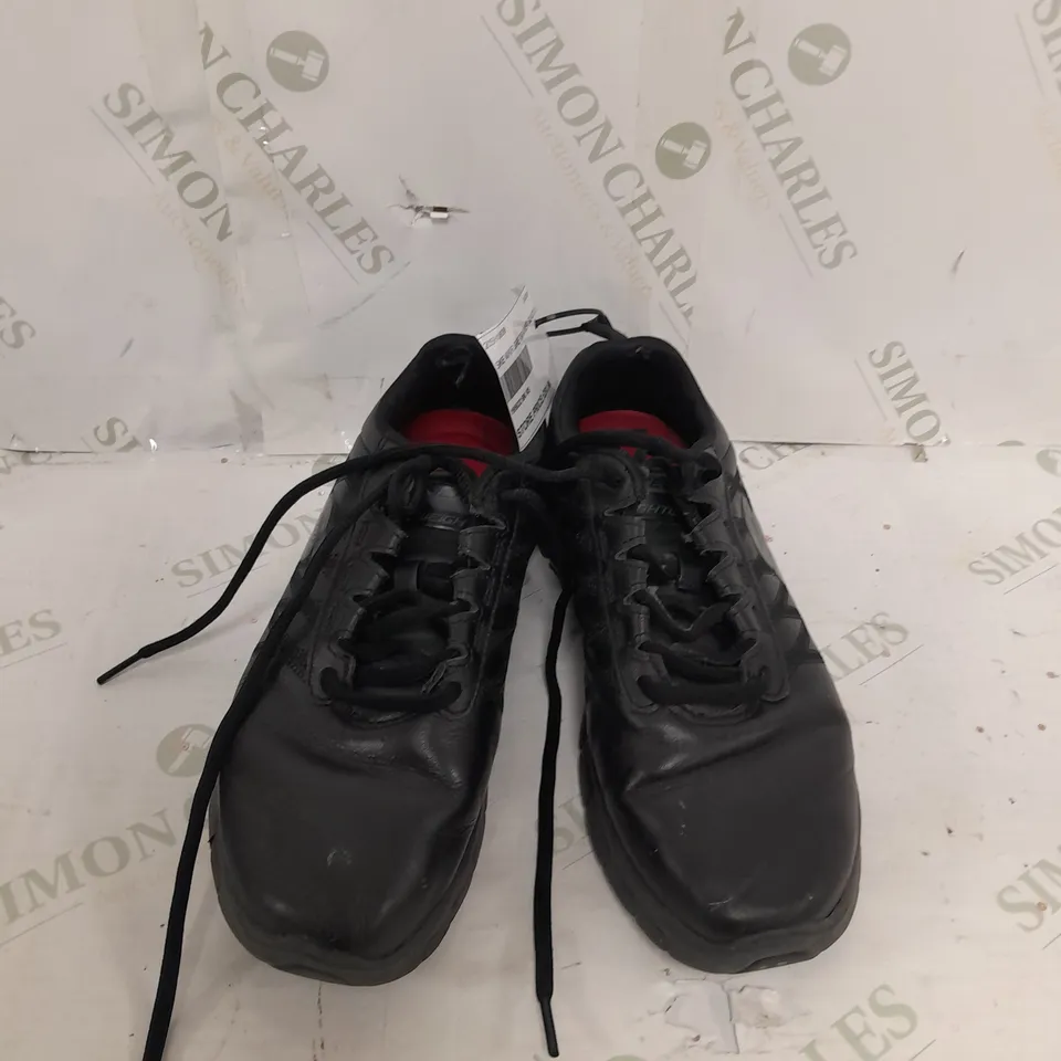 SKECHERS WORK SLIP RESISTANT BLACK SIZE 5