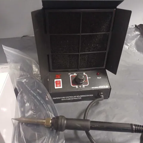 SOLMAX 456DLX SOLDERING IRON AND ACCESSORIES