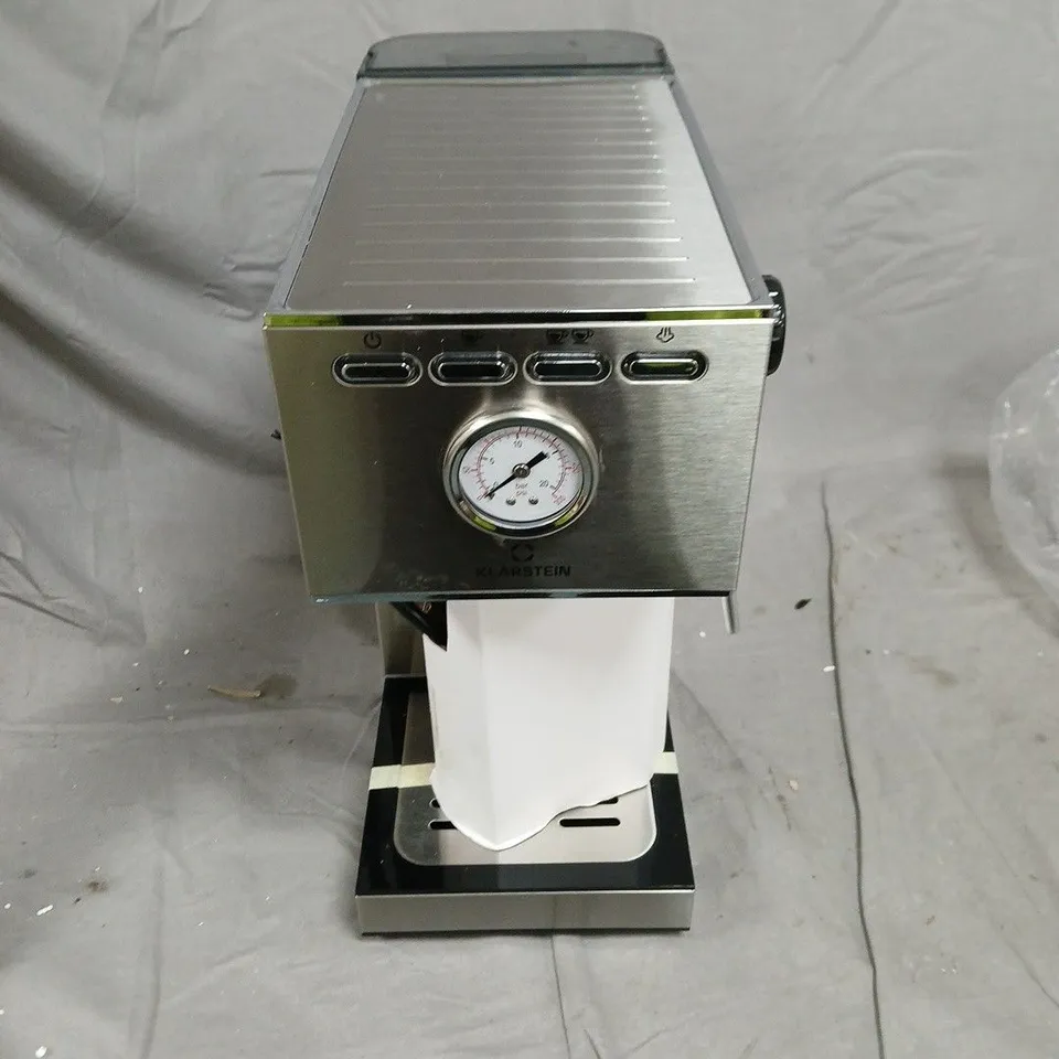 BOXED KLARSTEIN PAUSA ESPRESSO MACHINE