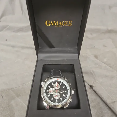 GAMAGES LONDON CHRONOGRAPH WATCH 