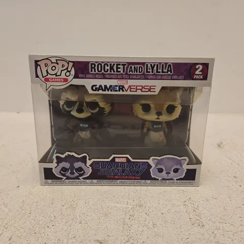 FUNKO POP! ROCKET AND LYLLA 2-PACK – GUARDIANS OF THE GALAXY (GAMERVERSE) 