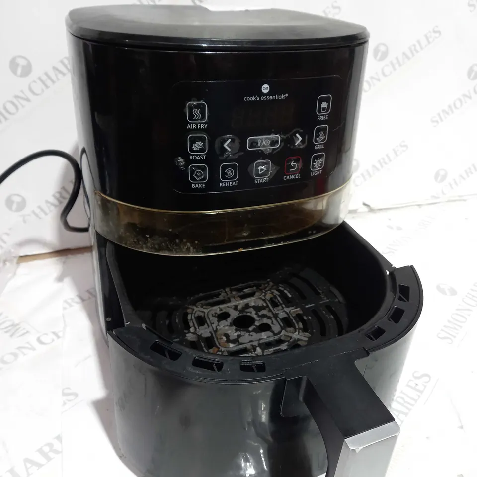 BOXED OUTLET COOK'S ESSENTIALS 4.0L AIR FRYER - BLACK