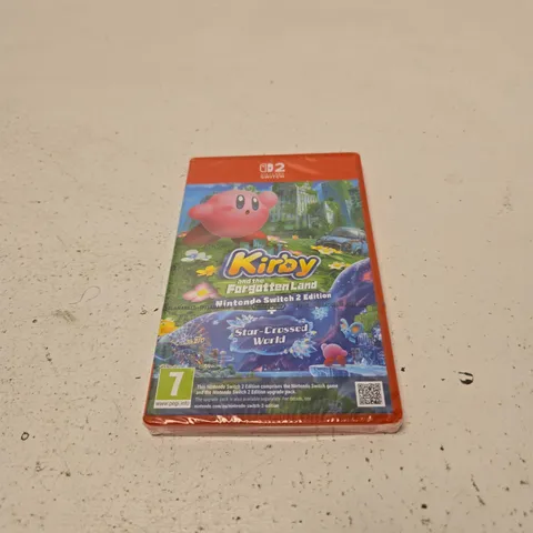 NINTENDO SWITCH 2 KIRBY AND THE FORGOTTEN LAND STAR CROSS WORLD SEALEED