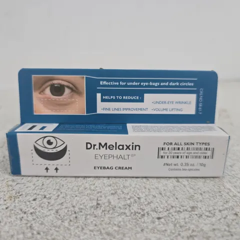 DR. MELAXIN EYEPHALT EYE BAG CREAM (10G) – BOXED AND SEALED
