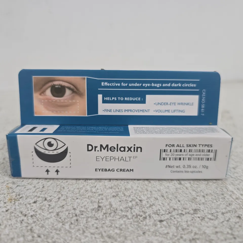 DR. MELAXIN EYEPHALT EYE BAG CREAM (10G) – BOXED AND SEALED