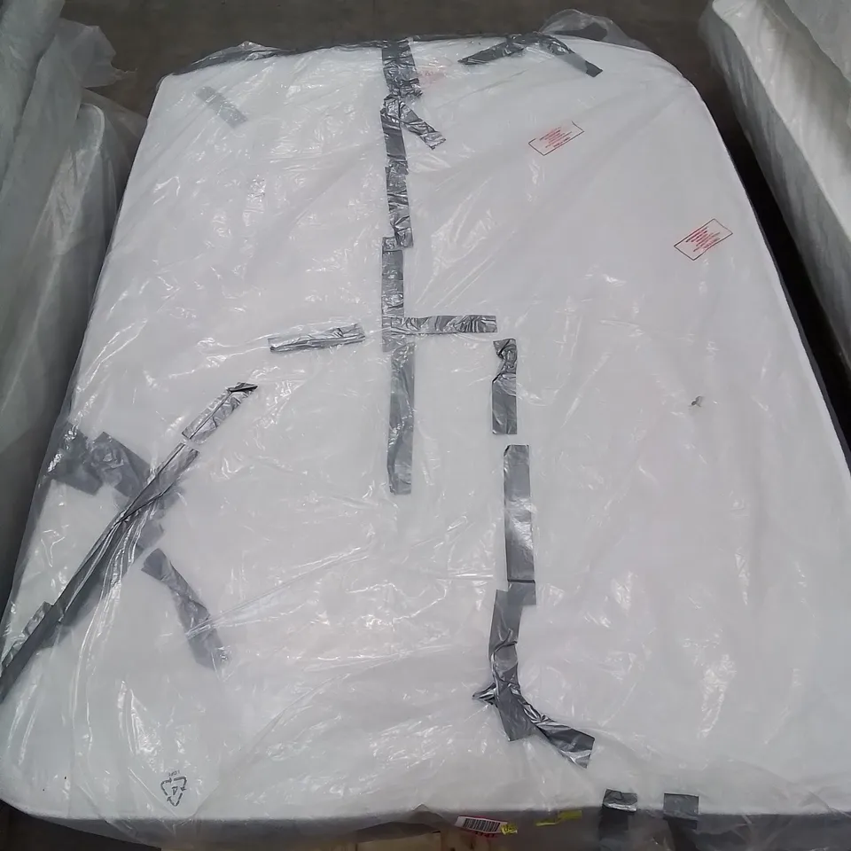 QUALITY BAGGED 5FT CLOUDS MEMORY SPRUNG OPEN COIL MATTRESS 