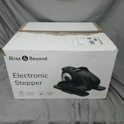 BOXED BLISS & BEYOND ELECTRIC STEPPER IN BLACK