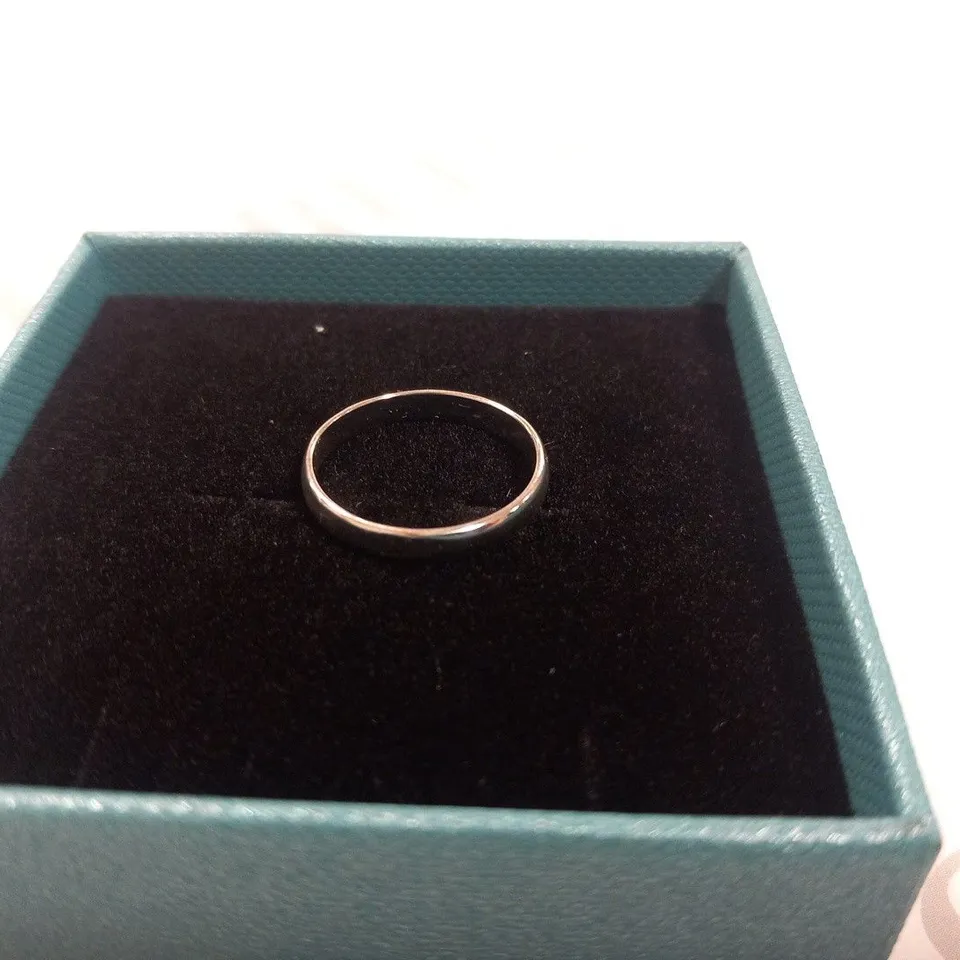 BOXED AEON STERLING SILVER RING SIZE M