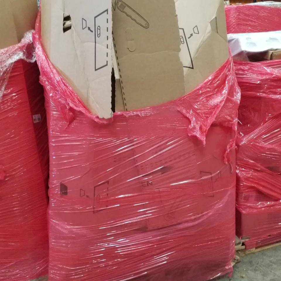 PALLET CONTAINING ASSORTED PRODUCTS INCLUDING OFFICE CHAIR, ELECTRIC FRYER, PLAYPEN & 23" TERRARIUM T5 STRIP LIGHT FIXTURE