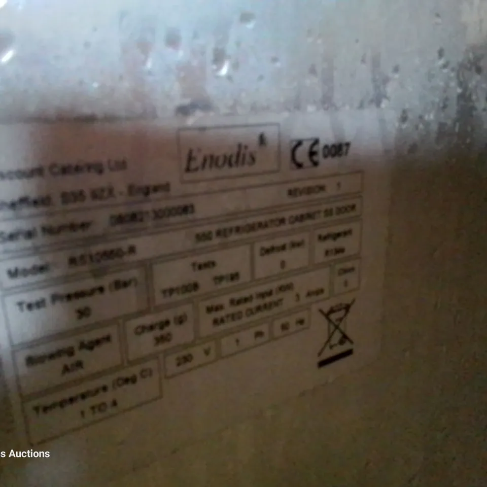 DELFIELD ENDONIS TALL SINGLE DOOR FRIDGE Model RS1055O-R