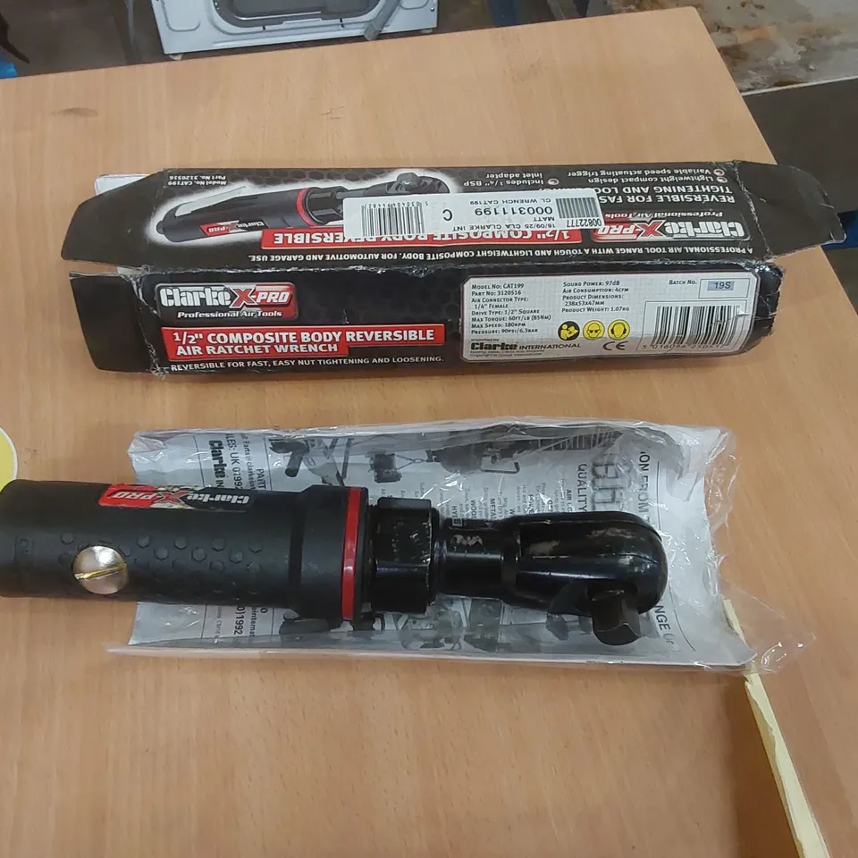 Clarke CAT199 X-Pro ½" Composite Air Ratchet Wrench