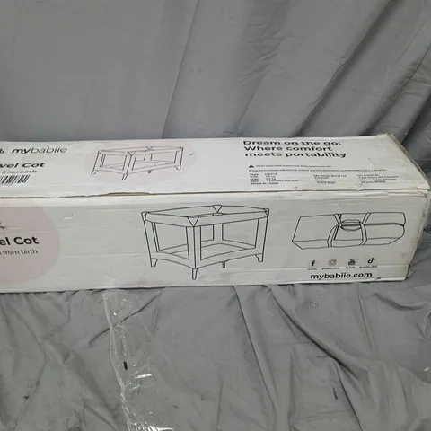 MYBABIIE TRAVEL COT – BOXED (COLLECTION ONLY)