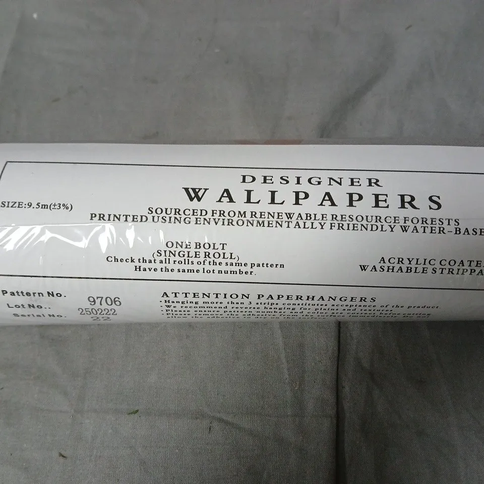 DESIGNER WALLPAPERS – ONE ROLL, 9.5M, PATTERN 9706