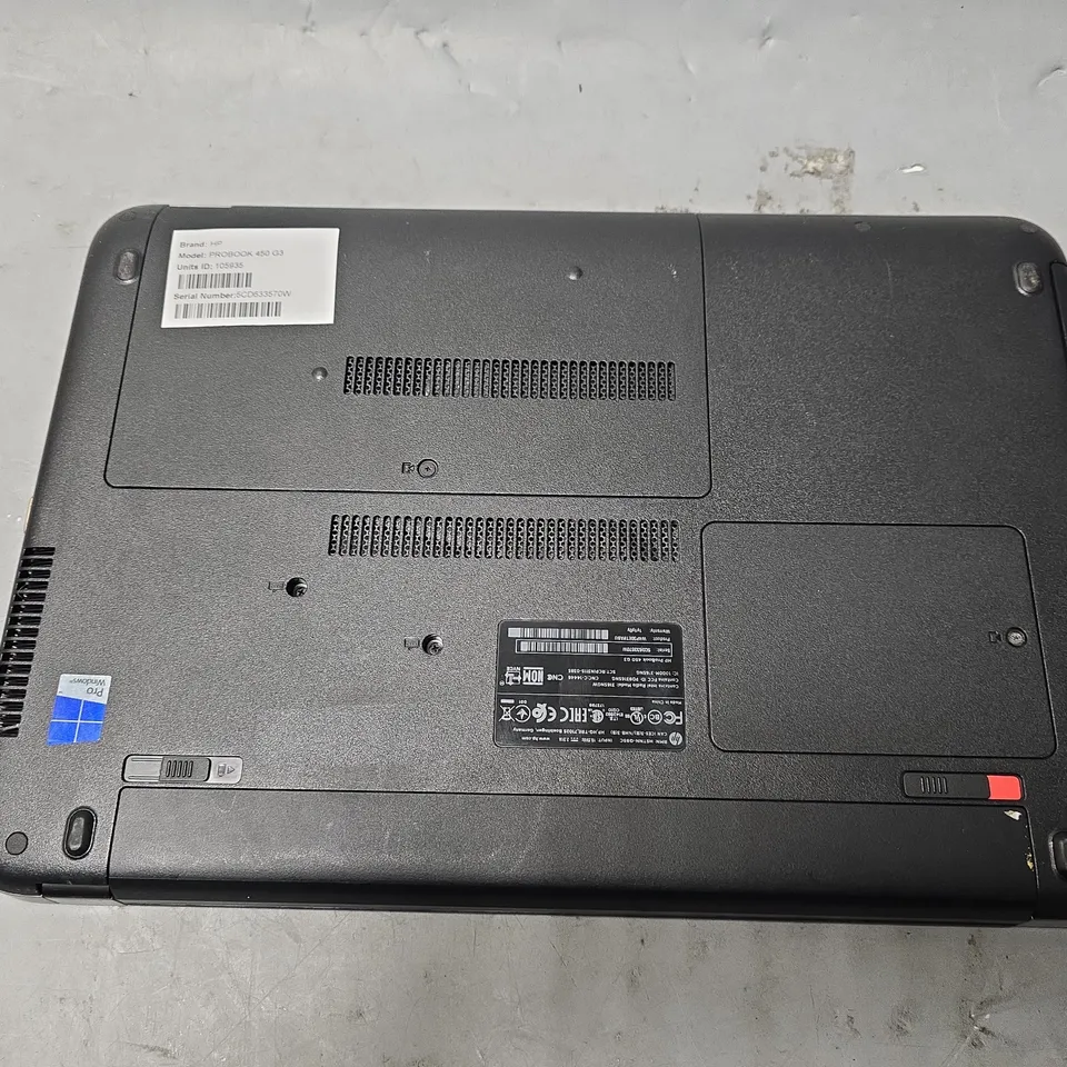 HP PROBOOK 450 G3 LAPTOP 
