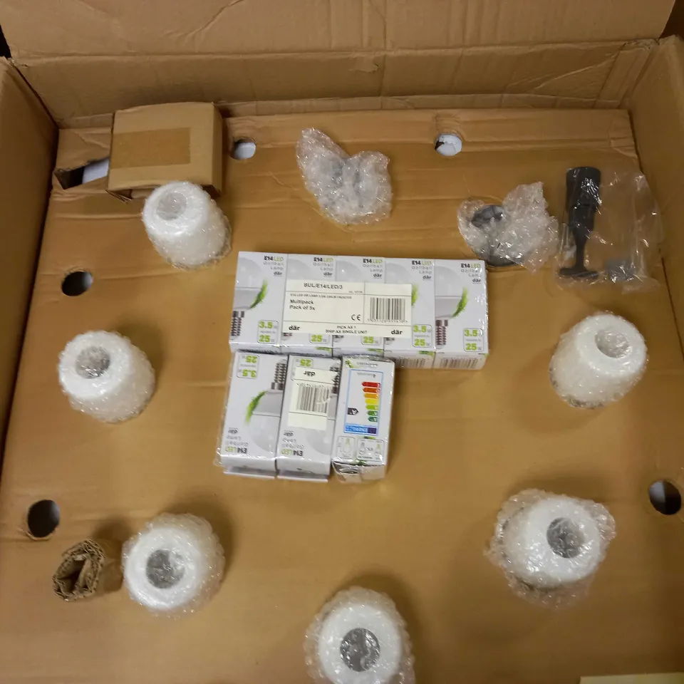 BRAND NEW DAR LIGHTING DUBLIN LED BRASS FINISH CEILING LIGHT - COLLECTION ONLY