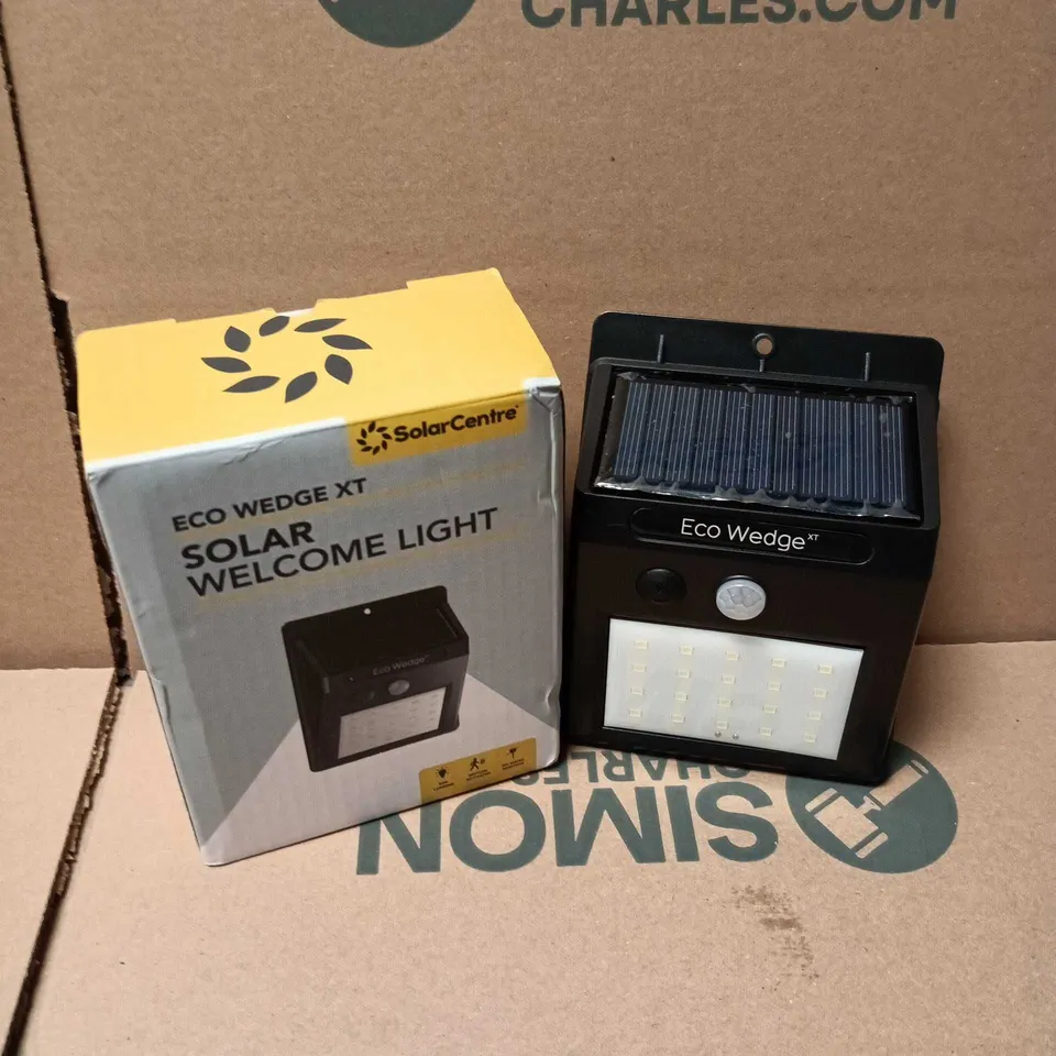 BOXED SOLARCENTRE ECO WEDGE XT SOLAR WELCOME LIGHT