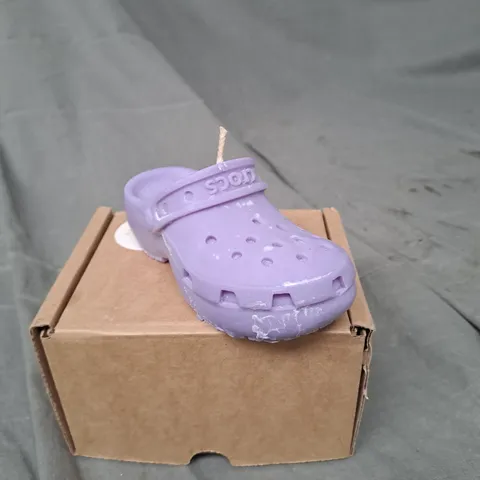 JUJU CANDLES CROCS CANDLE - PURPLE