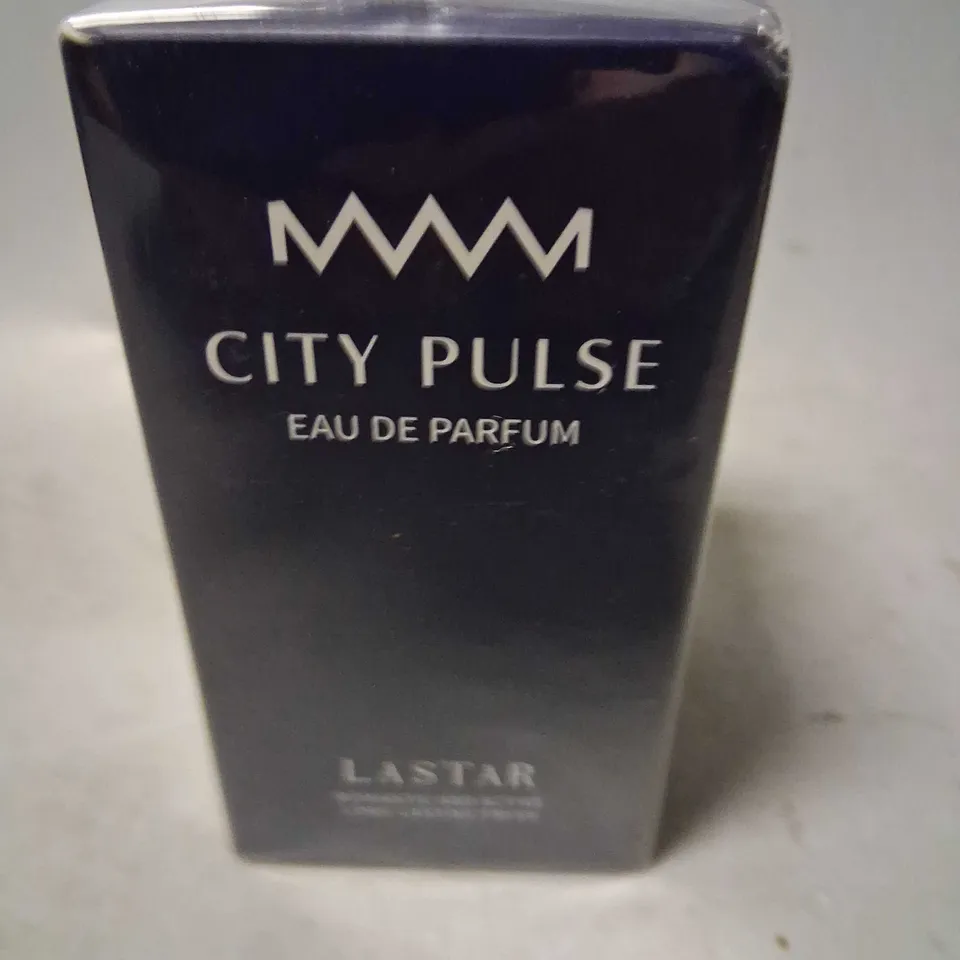 BOXED AND SEALED CITY PULSE EAU DE PARFUM LASTAR 55ML