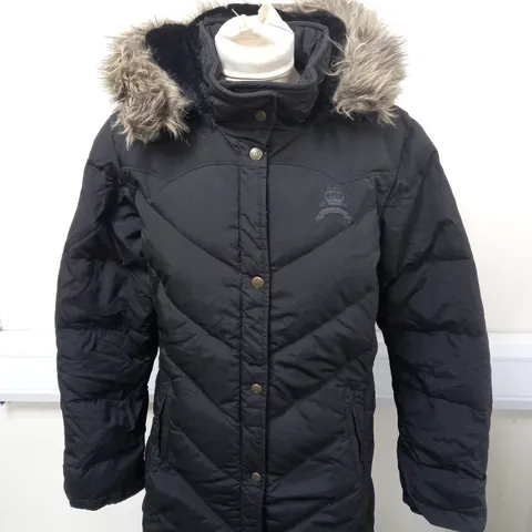POLO JEANS COMPANY PARKA JACKET WITH FAUX FUR HOOD SIZE XL