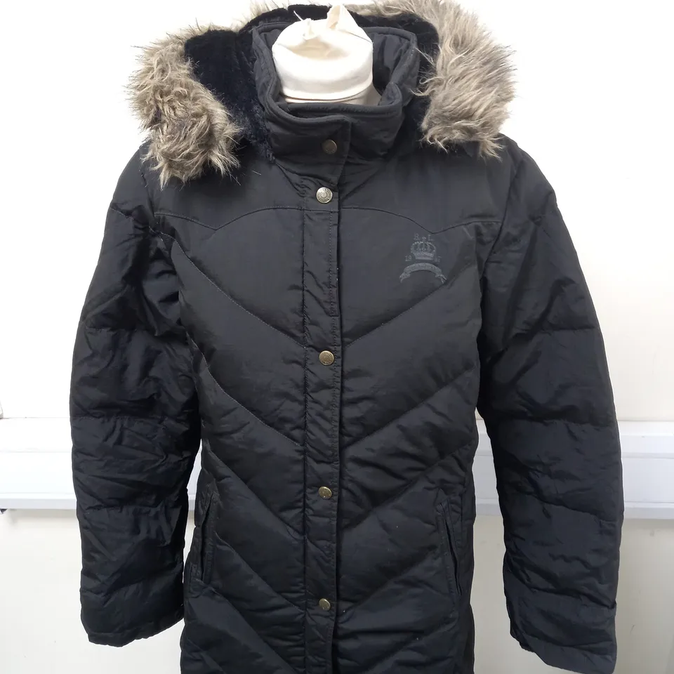 POLO JEANS COMPANY PARKA JACKET WITH FAUX FUR HOOD SIZE XL