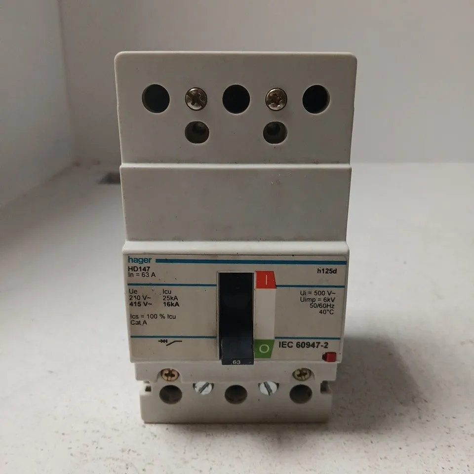 HAGER HD147 63A DIN RAIL CIRCUIT BREAKER (IEC 60947-2)
