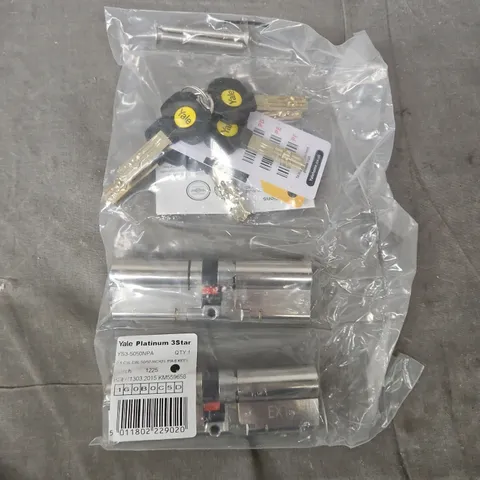 YALE PLATINUM 3 STAR EURO PROFILE CYLINDER LOCK (YS3-5050NPA)