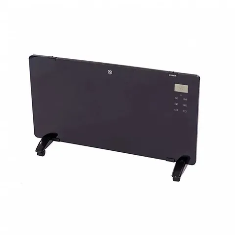 OYPLA 2000W BLACK GLASS FREE STANDING/WALL MOUNTED ELECTRIC PANEL CONVECTOR HEATER