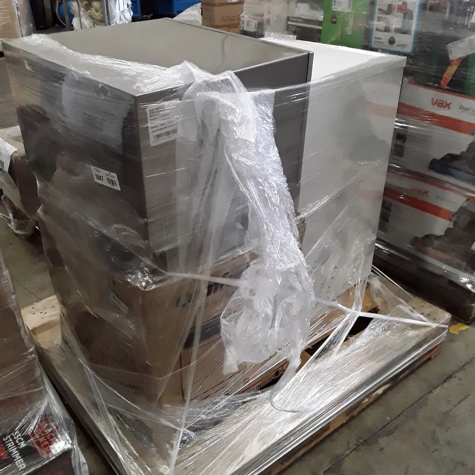 PALLET OF THREE ASSORTED UNPROCESSED RAW RETURN WHITE GOODS TO INCLUDE;