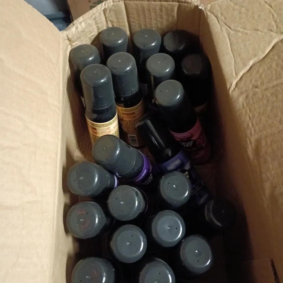 BOX OF APPROXIMATELY 20 ASSORTED MATRIX BLOW DRY TEMP COLOUR