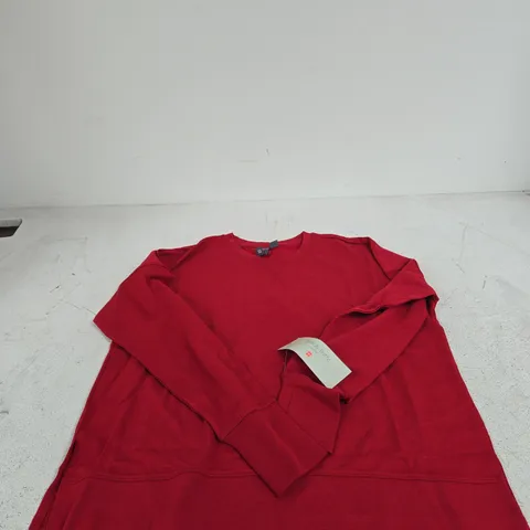 SWEATY BETTY RED SWEATSHIRT UK MEDIUM TAGGED