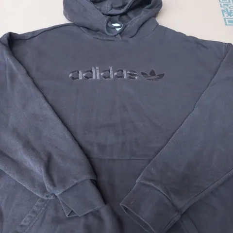 ADIDAS LOGO HOODIE - BROWN - SIZE 16