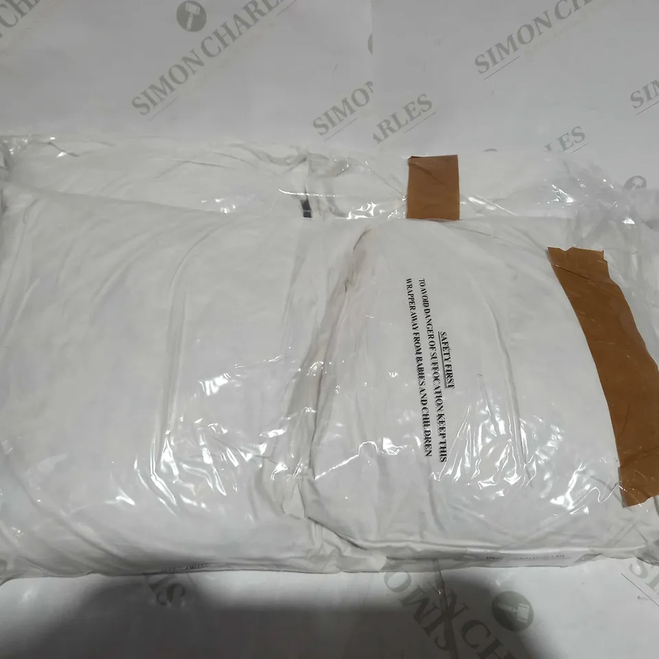 YUXINJIE PACK OF 2 DUCK DOWN AND FEATHER PILLOW INSERTS